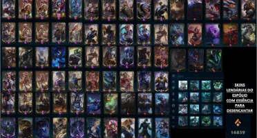 Conta lol Season 2 (Colecionador) (505 skins - 936 ícones)