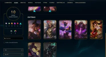 Esmeralda 3 com 50 Champs e 10 Skins