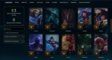 Esmeralda 3 com 50 Champs e 10 Skins