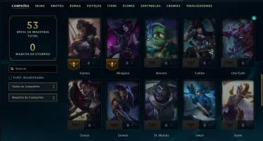 Esmeralda 3 com 50 Champs e 10 Skins