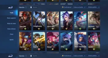 Honor Of Kings - 60 Skins - 509 Fichas - 277.000 Gold