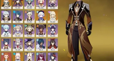 CONTA GENSHIN AR56 ZHONGLI+EULA+KLEE+YOIMIYA +