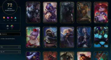 CONTA LOL - LVL 109 - 135 Champions - 72 Skins - FULL ACESSO