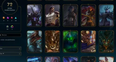 CONTA LOL - LVL 109 - 135 Champions - 72 Skins - FULL ACESSO