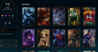 CONTA LOL - LVL 109 - 135 Champions - 72 Skins - FULL ACESSO