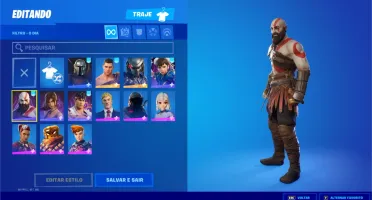 Conta fortnite  Passe 5 e 6 mais skins lendas dos jogos