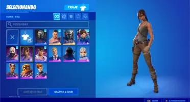 Conta fortnite  Passe 5 e 6 mais skins lendas dos jogos