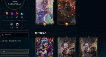 CONTA LOL 🌟 GOLD 4 🌟 250 SKINS 🌟 TODOS CAMPEOES