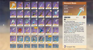 AYAKA, HUTAO, VENTI, JEAN, KEKING, QIQI C2+ARMA T5
