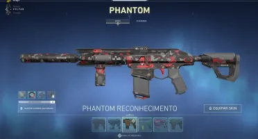 Conta valorant com muitas skins ptt gold 1
