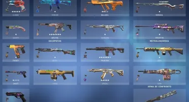Conta valorant com muitas skins ptt gold 1