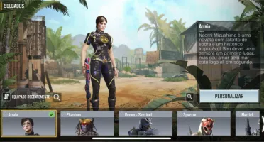 Conta com roleta zerada Recon samurai