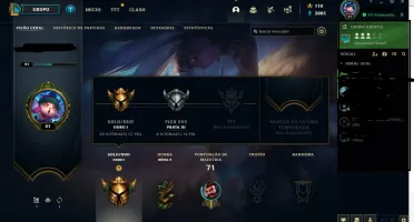 CONTA VALORANT DIAMANTE 1 E LOL GOLD 1