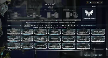 CONTA WARFRAME MR 20 COM 2700 PLATINAS