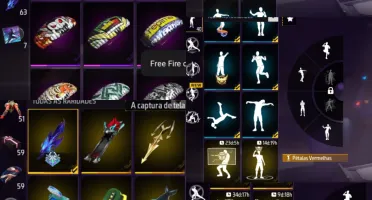 Conta Free Fire Top | 2900+ Likes | Itens Raros Angélicais