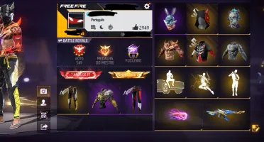 Conta Free Fire Top | 2900+ Likes | Itens Raros Angélicais