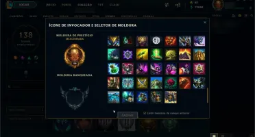 Conta de LOL Platina 3 - PARANDO DE JOGAR.