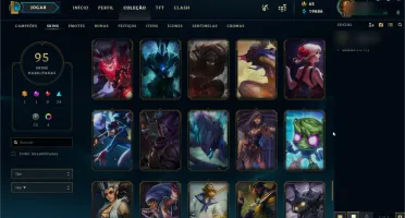 Conta de LOL Platina 3 - PARANDO DE JOGAR.