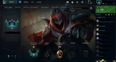 Smurf Plat 4 - 75% winrate - Zed dizimador