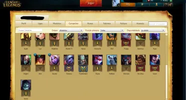 Unranked - 31 campeões - 7 skins - smurf