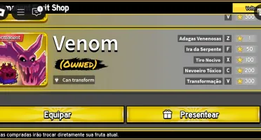 Conta Boa De Blox Fruit E King Legacy Full Game Pass+20 Perm