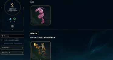 Conta League Of Legends