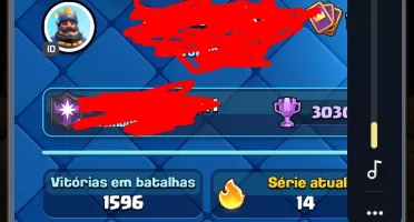 Conta Clash Royale 12k trofeu - troca de nick