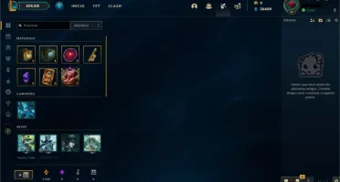 Conta LOL - Diamante IV, 62% de WR