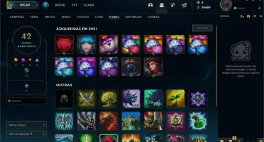 Conta LOL - Diamante IV, 62% de WR