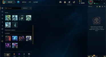 Conta LOL - Diamante IV, 62% de WR