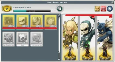 CONTA WAKFU COM KAMAS, SETS, CHARS UPADO E PROF QUASE FULL