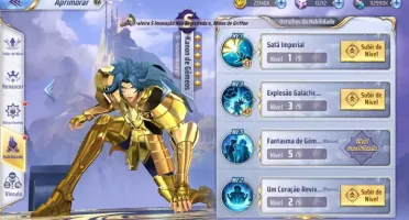 Saint Seiya Awakening - com gemas avançadas e Livros