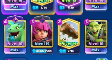 Conta Clash Royale Deck de Lava hound