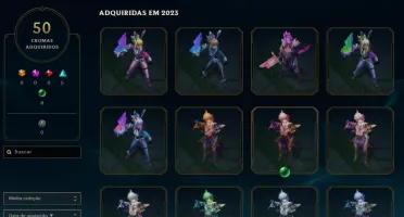 Conta main unico dono lvl 772 136 skins