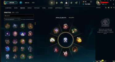 Conta main unico dono lvl 772 136 skins