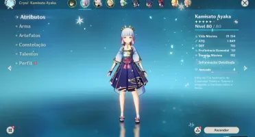 Ayaka+Cortadora da Neblina+itto+xiao e Diluc