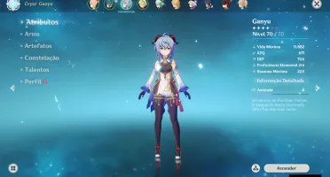 AR 43 - YOIMIYA, GANYU + 2 ARMAS 5 ESTRELAS