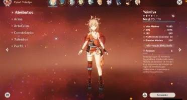 AR 43 - YOIMIYA, GANYU + 2 ARMAS 5 ESTRELAS