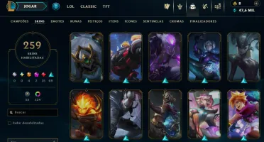 Conta Lol Todos Os Champs Varias Skins