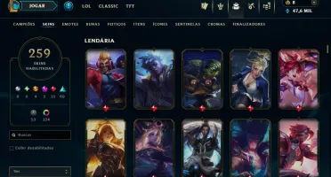 Conta Lol Todos Os Champs Varias Skins