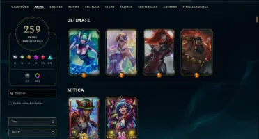 Conta Lol Todos Os Champs Varias Skins