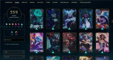 Conta Lol Todos Os Champs Varias Skins