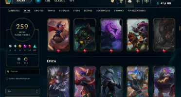 Conta Lol Todos Os Champs Varias Skins
