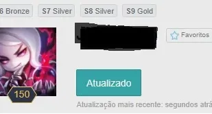 ✨ Conta LOL Season 6 Lvl 150 - 84 champions / 80 skins! ✨
