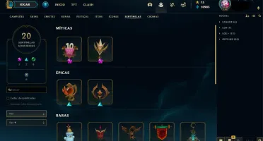 ✨ Conta LOL Season 6 Lvl 150 - 84 champions / 80 skins! ✨