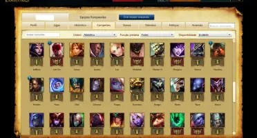Conta Platina 1 de League of legends