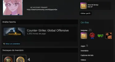Conta Steam Muito Rara
