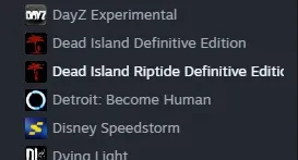 Steam com muitos jogos