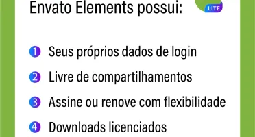 Envato Elements - 30 dias (Acesso 100% individual)