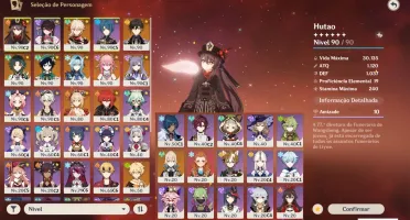 conta end game ar58 com 15 persoangens 5 estrelas